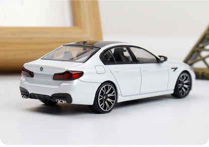 HM 1:64 Scale M5 F90 Four-Door Coupe Die-Cast Toys Car Model Collection 5 Series