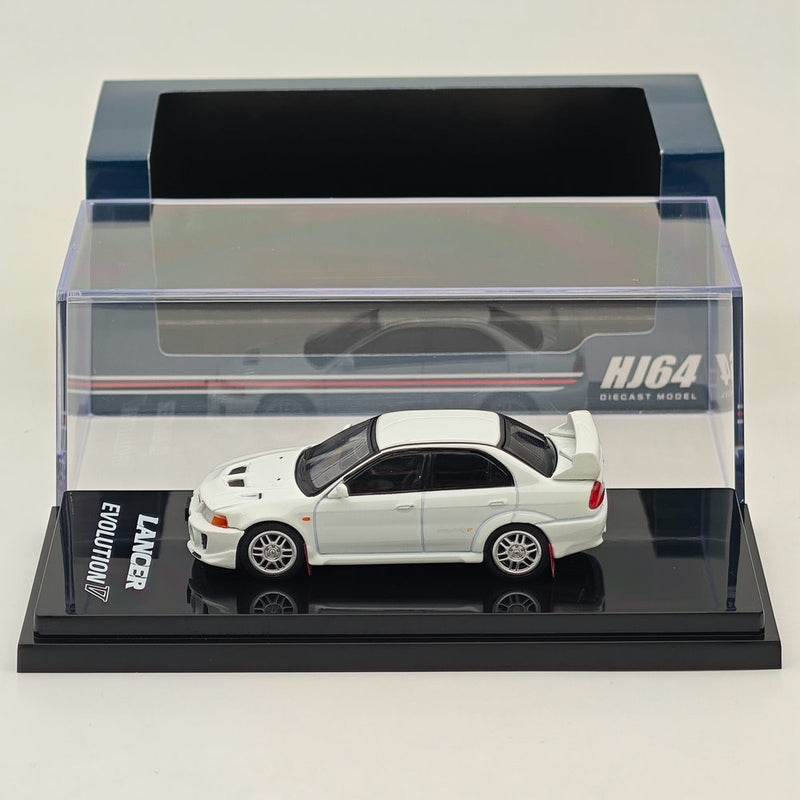 Hobby Japan 1/64 Mitsubishi Lancer GSR Evolution V (CP9A)1998 HJ642032AW White