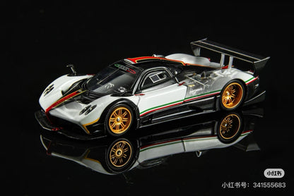 1/64 Almost Real Zonda R White Italian Livery HEC 2026 Diecast Model Toys Car