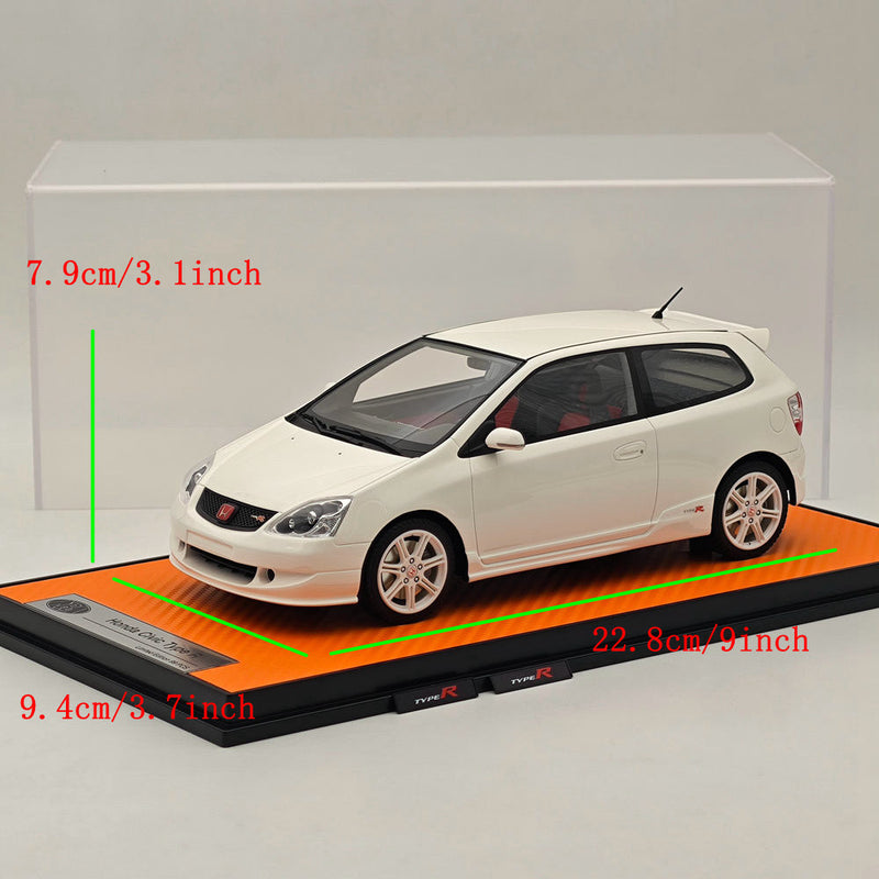 RAM Collectibles 1/18 Honda Civic Ep3 Type R Championship 2004 White RM-0015 Resin Model Car Limited Collection