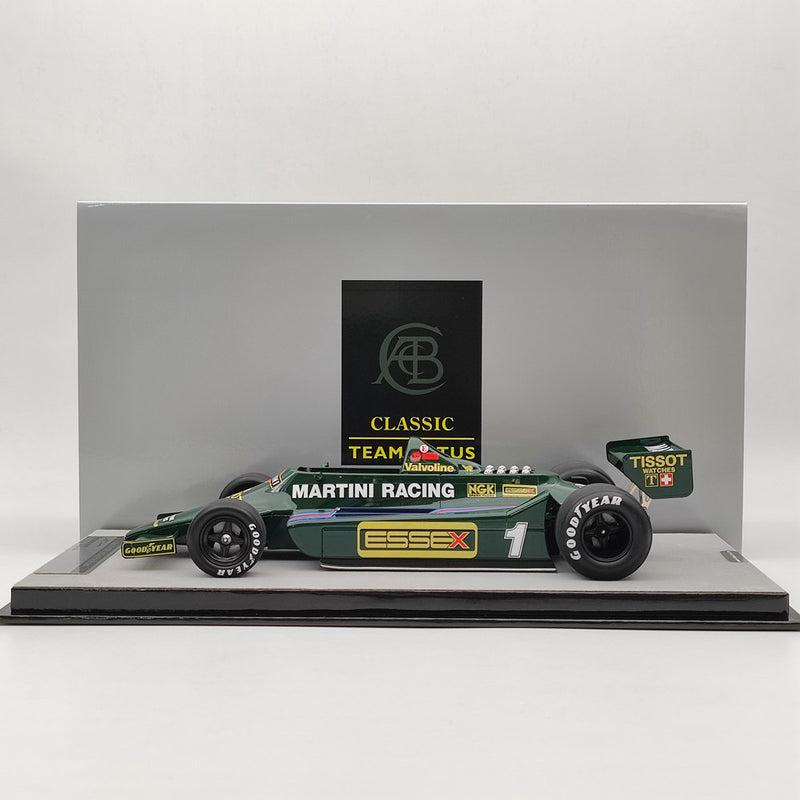 1/18 Tecno Mythos Series Lotus 79 1979 1st Test Paul Ricard TM18-287D Resin Car