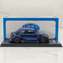 1/18 Volkswagen VW Beetle RWB Robert Design Blue Resin Car Model Limited Edition