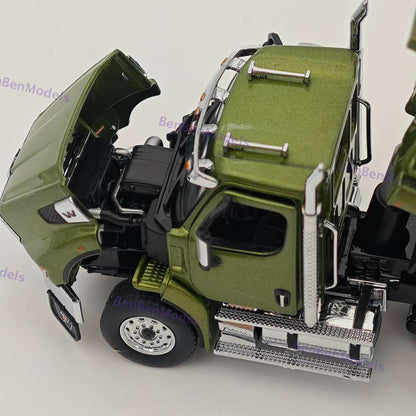 1/50 DM WESTERN STAR 49X SBFA OX BODIES STAMPEDE DUMP TRUCK Olive Green 71086
