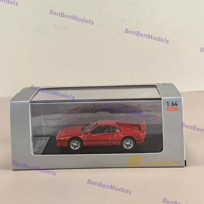 Hone Model 1/64 Ferrari 288 GTO Modèles moulés sous pression Miniature de voiture Collection limitée 