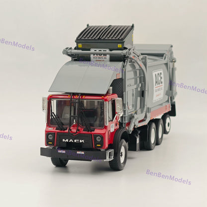 1/34 FIRST Mack TerraPro Front End Load Refuse with CNG Tailgate 10-4230 Gray