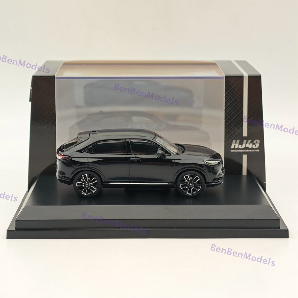 Hobby Japan 1/43 VEZEL Crystal Black Pearl HJ431002BK Diecast Model Car Limited