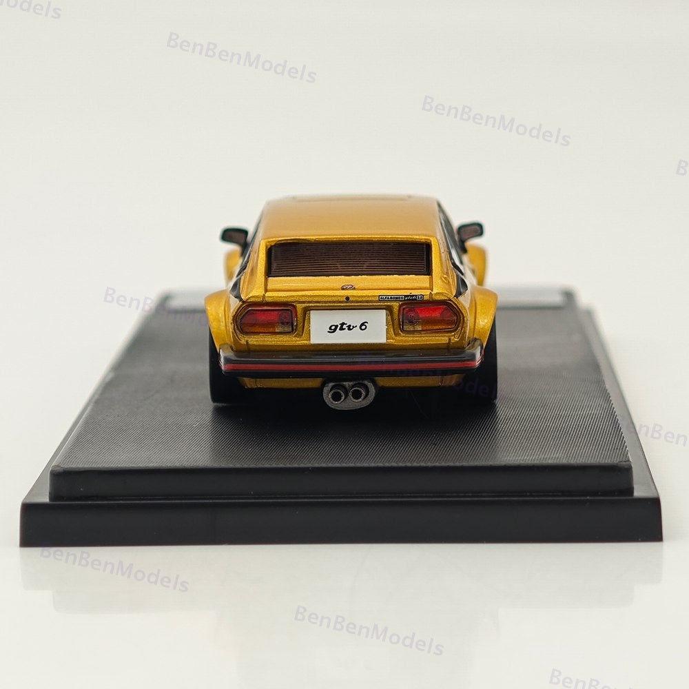 RM 1/64 Alfa Romeo GTV6 Gold/Silver Diecast Toys Car Models Collection Gifts