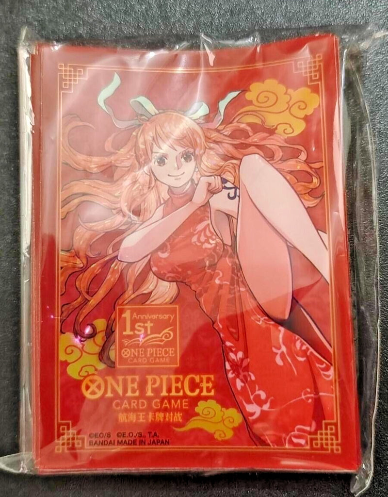 One Piece Chinese Card Game Exclusive 1st Anniversary Nami Card Sleeve Sealed