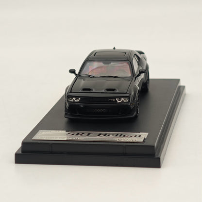 1:64 SH Dodge SRT Hellcat Muscle Sports Diecast Models Car Collection Black