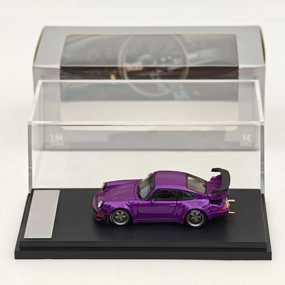 STREET WARRIOR SW 1:64 RWB 964 Purple Classic Sports Model Diecast Metal Car Limited Collection