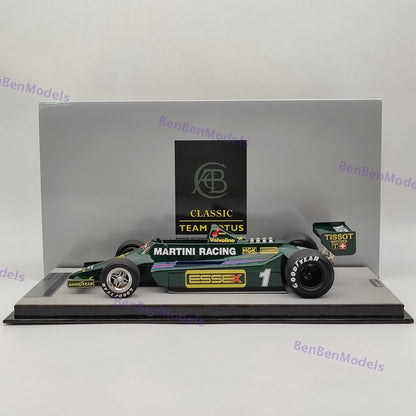 1/18 Tecnomodel Mythos Series Lotus 79 1979 ltaly GP Car #1 Mario Andretti Green