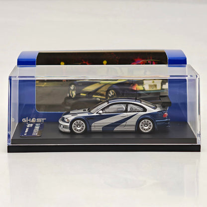 Ghost Player 1:64 E46 M3 GTR NFS Openable Hood & Trunk Diecast Model Car Limited Collection