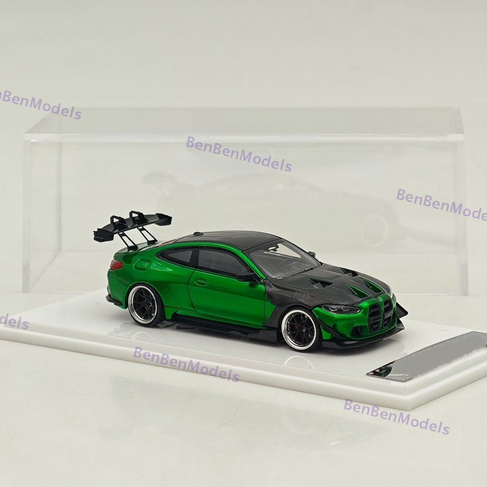 SW 1/64 M4 G82 GTR Flossmann Full Widebody Kit Diecast Model Car Limited Edition