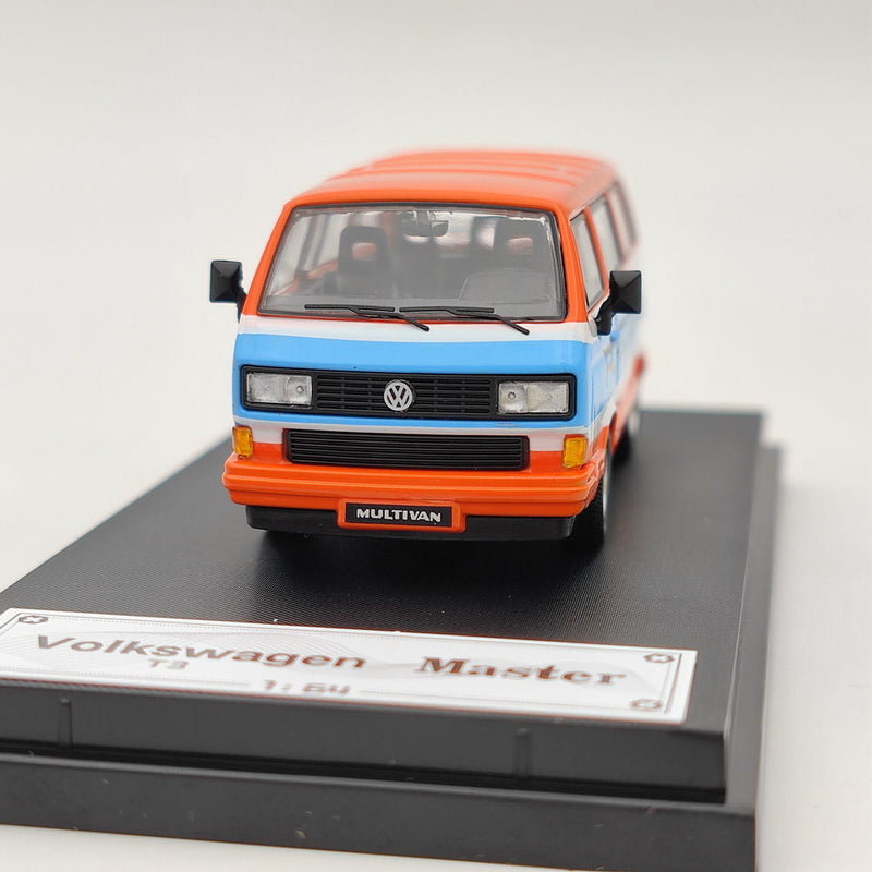 Master 1:64 Porsche B32 & VW T3 Multivan 1985 Van Gulf Diecast Toys Car Models Miniature Hobby Exquisite Gifts