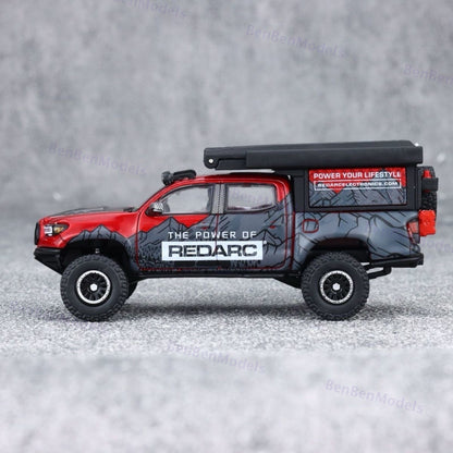 Model 1:64 Collectible Toyota Tacoma Off-Road Camper GCD Car Diecast Gifts