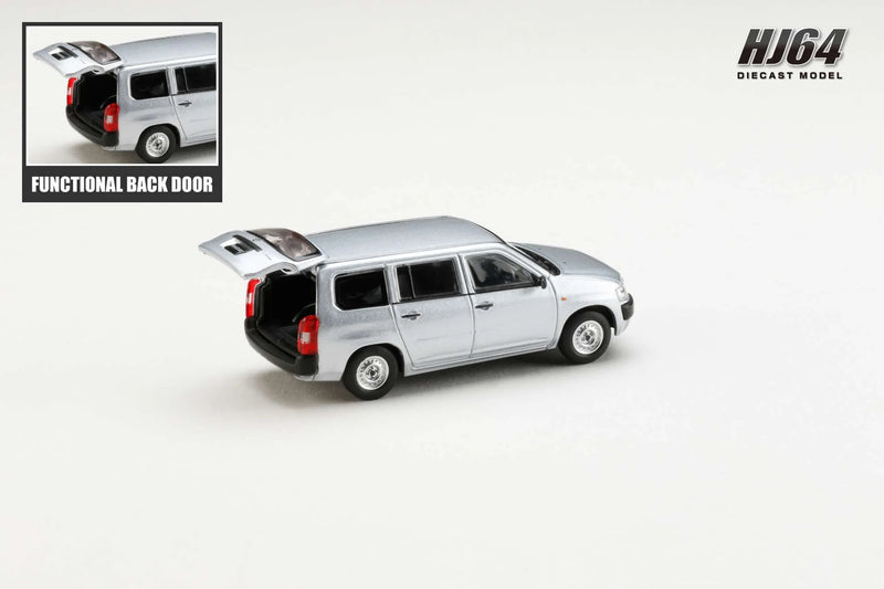 1/64 Hobby Japan Toyota PROBOX VAN DX Silver Metallic HJ641062S Diecast Models