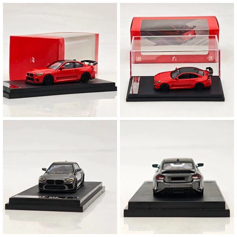 Street Weapon SW 1/64 M2 G87 MK2 ADRO wide body modification Diecast Model Car Limited Edition
