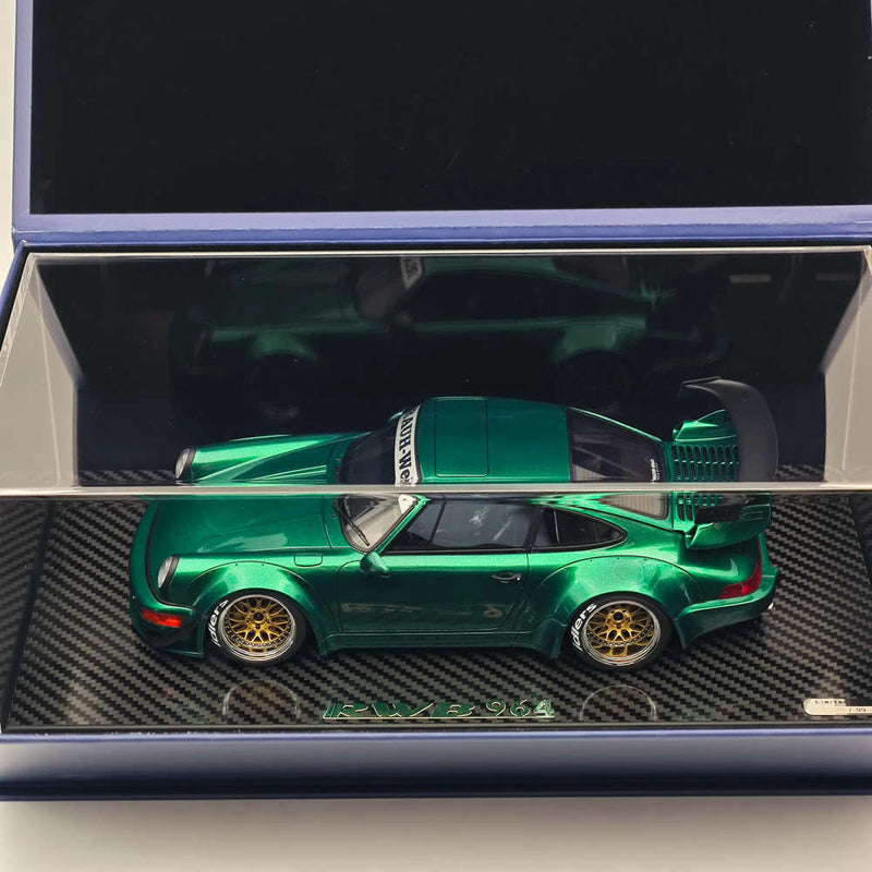 *RARE* TGM Model 1/18 RWB Porsche 911 964 Metallic Green TGM18002 Resin Limited Edition Collection