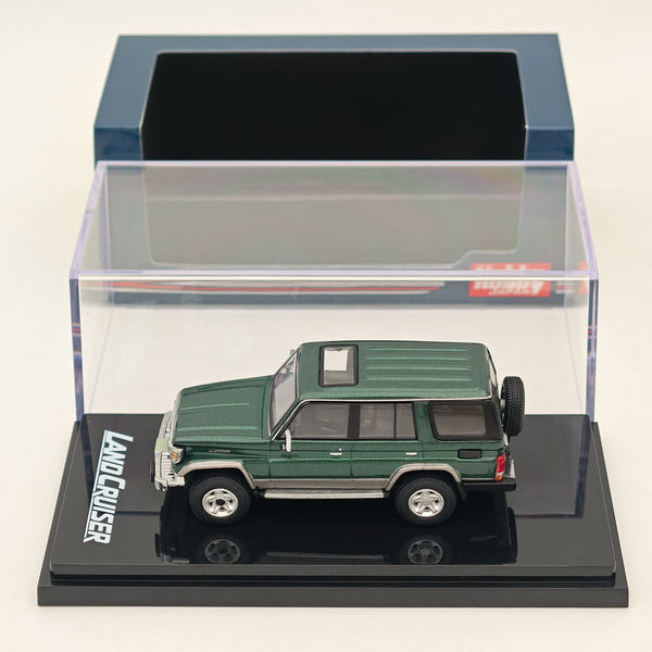 Hobby Japan 1/64 Toyota LANDCRUISER 70 ZX 4DOOR 2001 Diecast Models Car Green