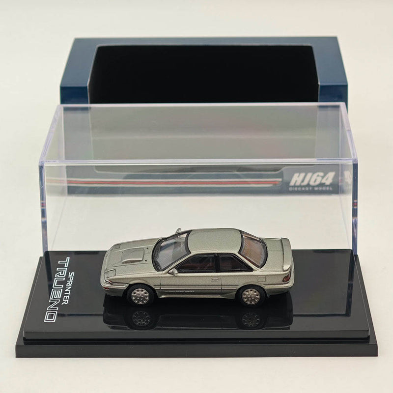 Hobby Japan 1/64 Toyota SPRINTER TRUENO Grayish Green Metallic GT-Z AE92 Diecast