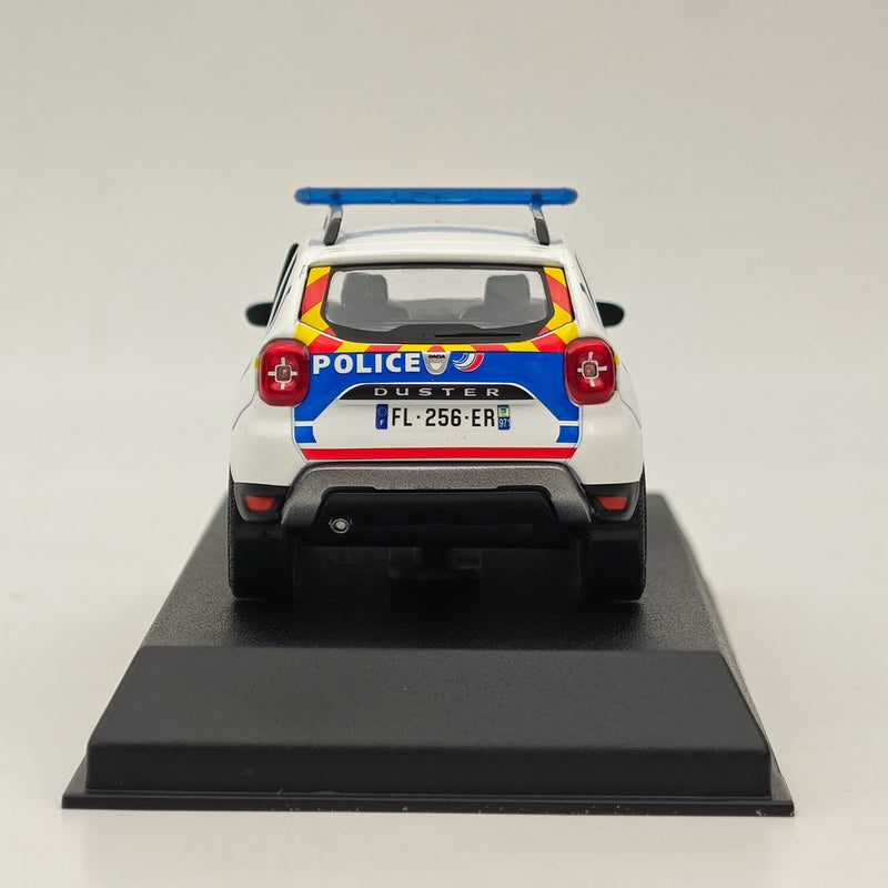 1/43 Norev Dacia Duster 2021 Police Nationale Guadeloupe Diecast Model Car White