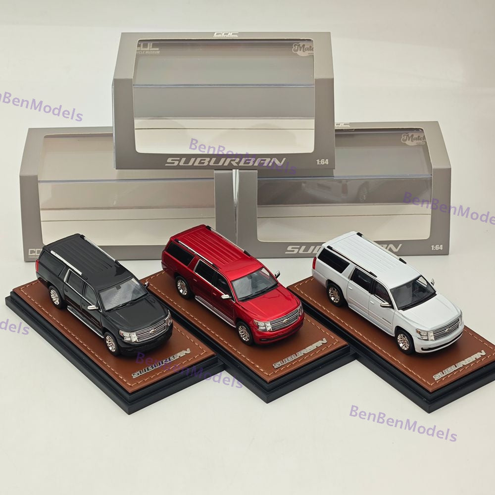1:64 GOC Suburban 2015 Full Sized SUV Diecast Metal Car Limited