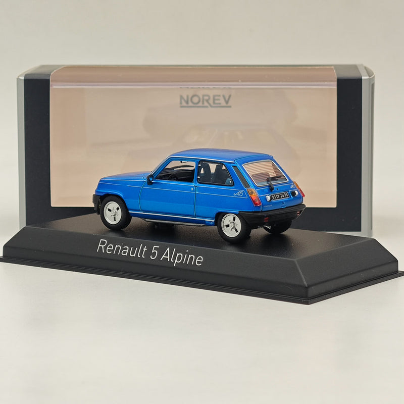 1/43 Norev Renault 5 Alpine 1977 Diecast Model Cars Limited Collection Blue