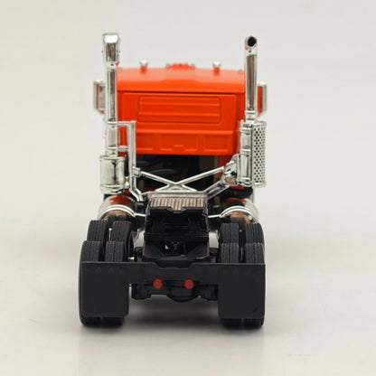 Top Self Replicas 1:64 Scale F700 Semi Tractor Trucks Orange Diecast Sleeper Model Car