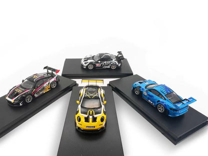 E Model 1/64 Porsche 911 GT3RS Diecast Sports Car Model Collectible Display Toys Gifts