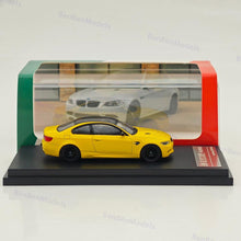 Fine model 1/64 BMW M3 E92 COUPE Diecast Model Car Limited Collection Yellow