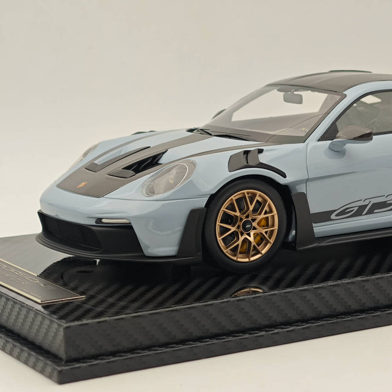 AI MODEL 1/18 Porsche 992 GT3 RS GRAY Resin High-Quality Collection Car Model