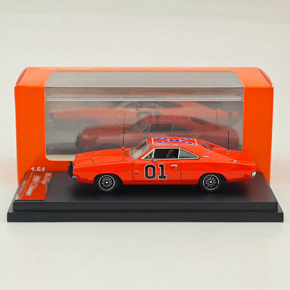 Mini Forge 1:64 1969 Charger RT style General Lee / with 1600 HP Twin-Turbo LS Diecast Motor Limited Edition Diecast Model Car
