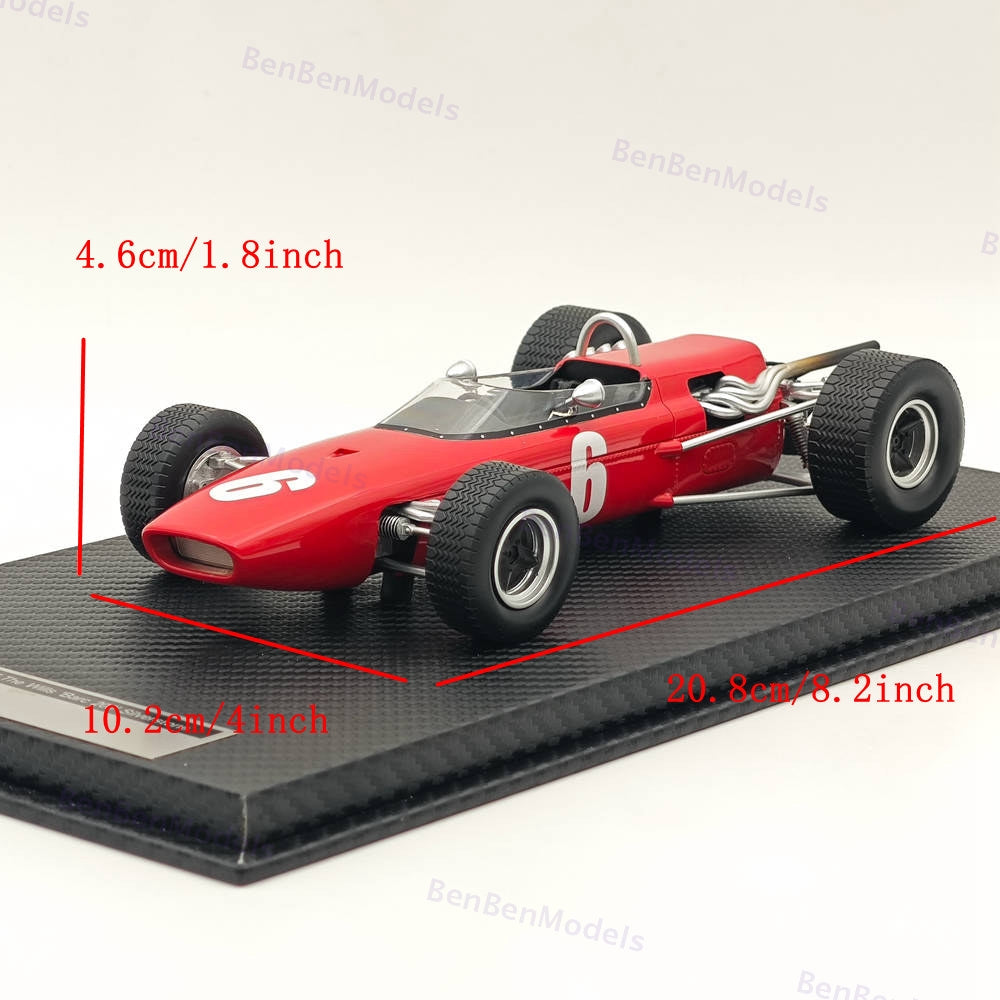 1/18 Tecnomodel McLaren M4A F2 race #6 1967 The Wills Barc 200 Silverstone Bruce
