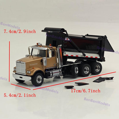 1/50 DM WESTERN STAR 4900 SFFA Tandem Axle Dump Truck Collectible Diecast 71080