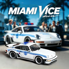 Pre-order 1:64 Rhino Model 911 Turbo 930 Miami Police Department Diecast Model Car