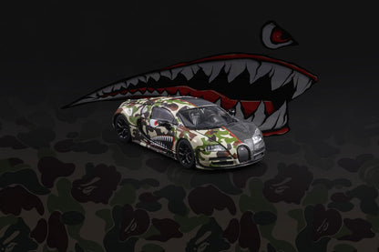 Mortal 1:64 Bugatti Veyron Super Sport Diecast Toys Modèles de voitures 2024 Foshan Exhibition Edition Collection de voitures de police de Dubaï Cadeaux 