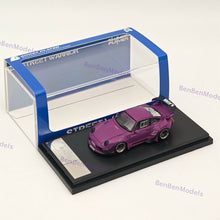 Street WARRIOR SW 1/64 Porsche RWB 993 Rotana Diecast Models Car Purple