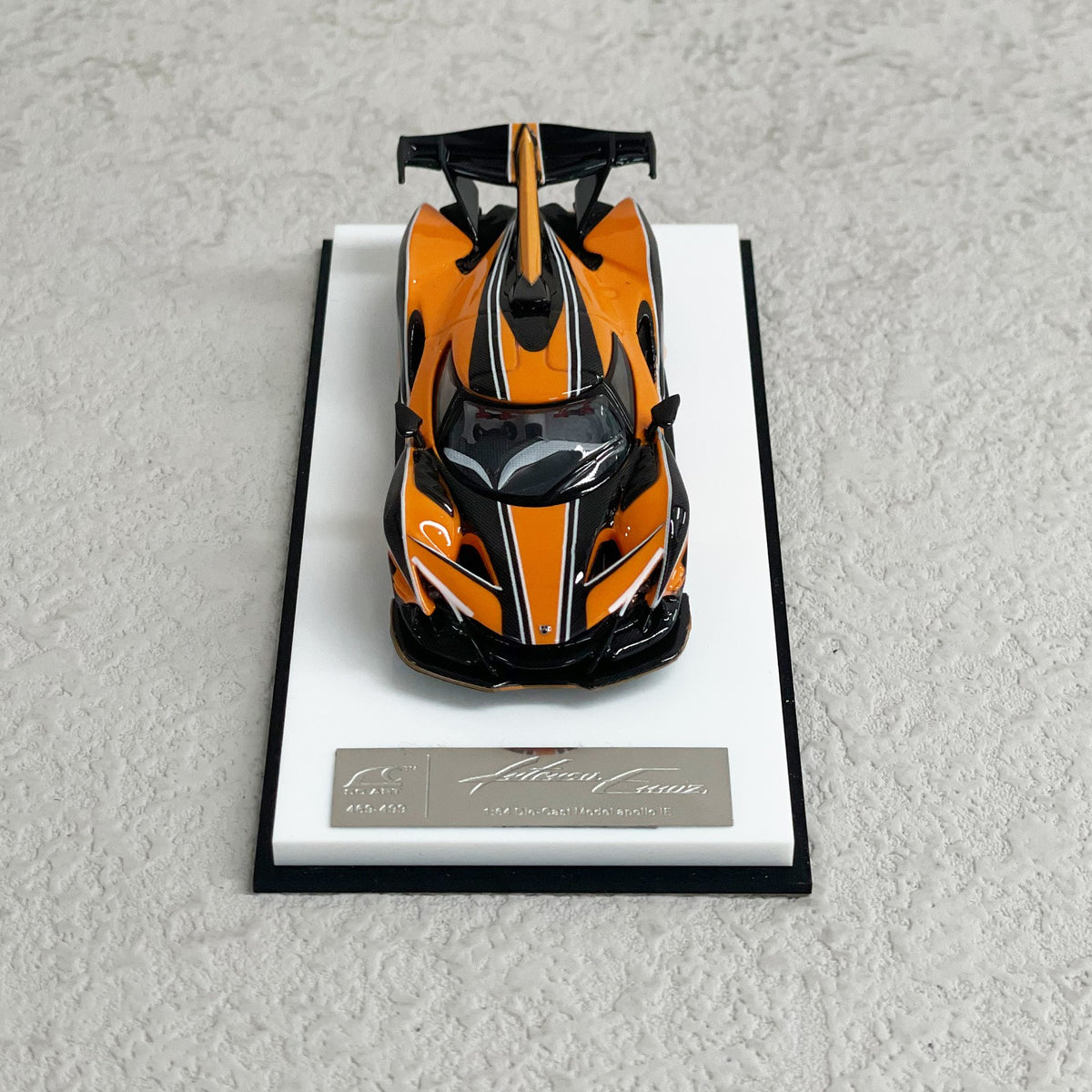 SmallcarsART 1:64 Apollo IE Racing Version Alloy Die- cast Model Sun God Series