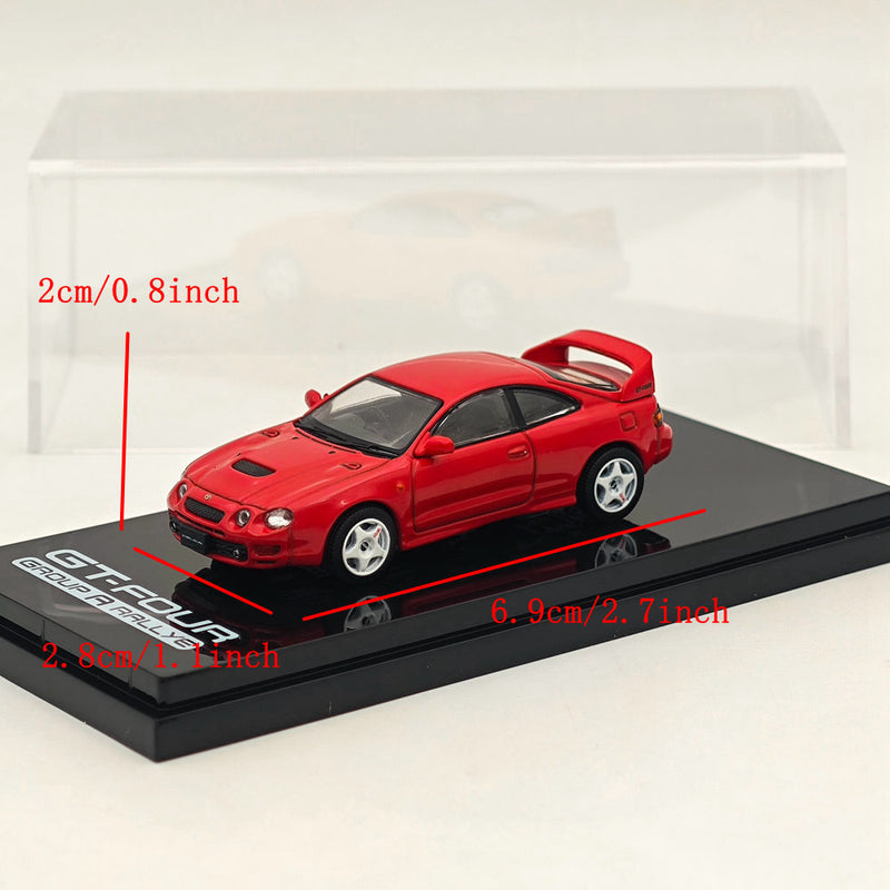 Hobby Japan 1/64 Toyota CELICA GT-FOUR ST205 JDM STYLE Red HJ642064AR Diecast Models Car Collection