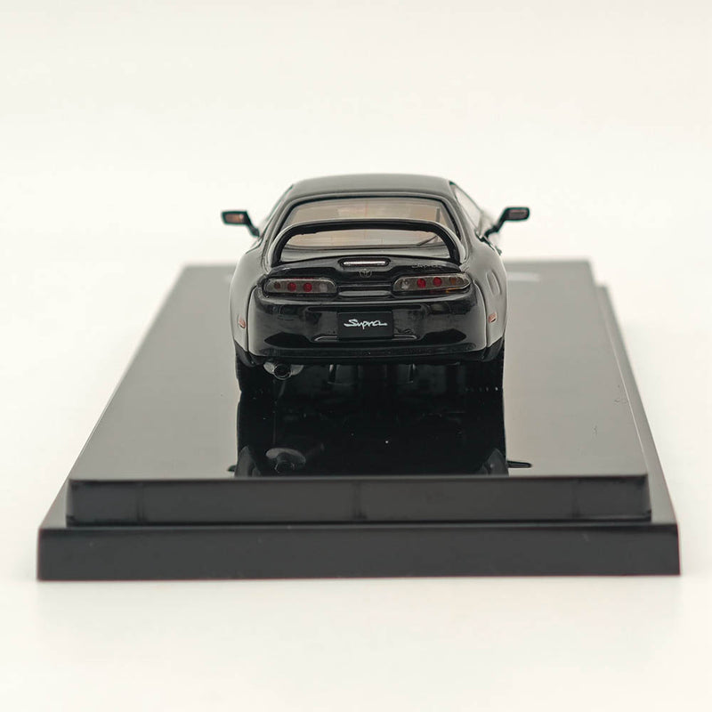 Hobby Japan 1/64 Toyota SUPRA RZ JZA80 with Active Spoiler Parts Black HJ642042BK Diecast Models Car Collection