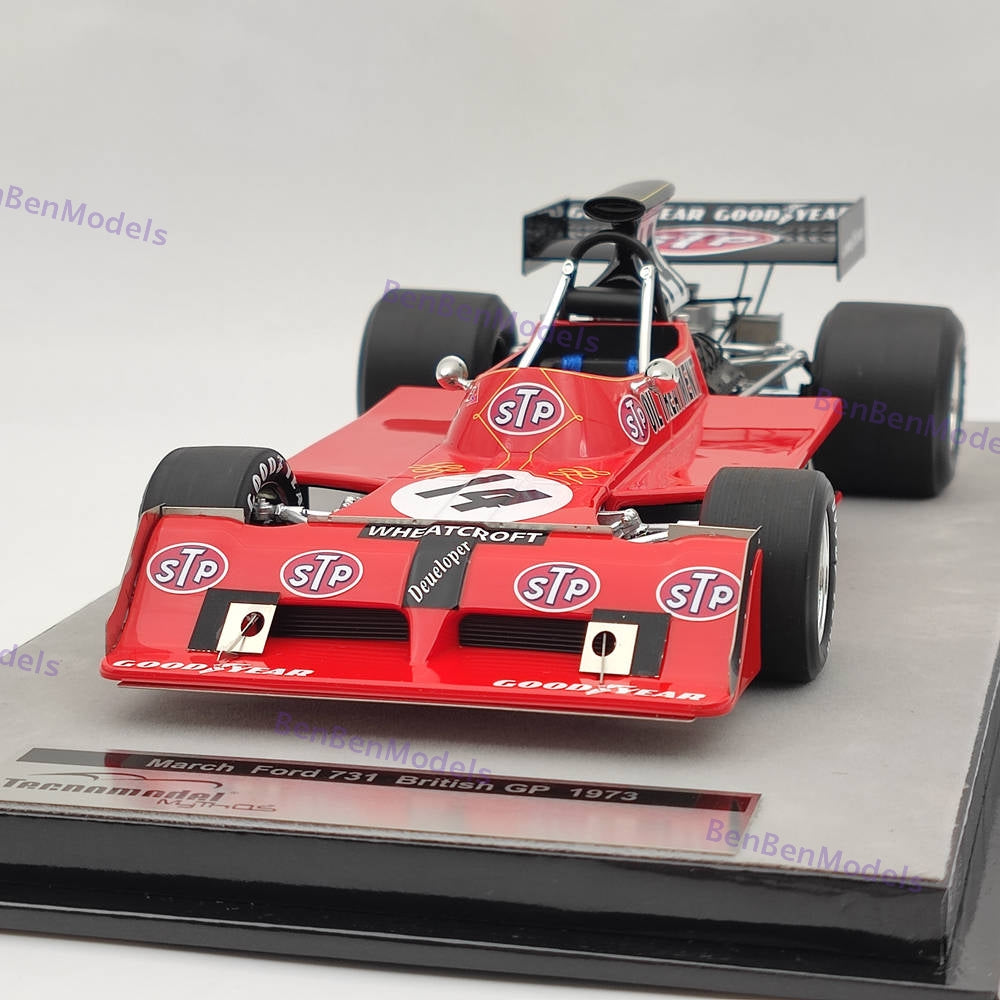 1/18 Tecnomodel March Ford 731 1973 British GP #14 R. Williamson TM18-289B Resin