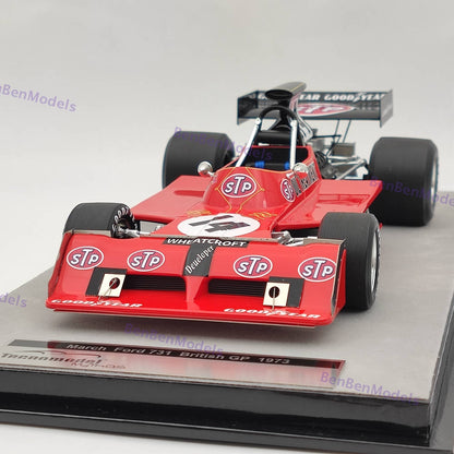 1/18 Tecnomodel March Ford 731 1973 British GP #14 R. Williamson TM18-289B Resin