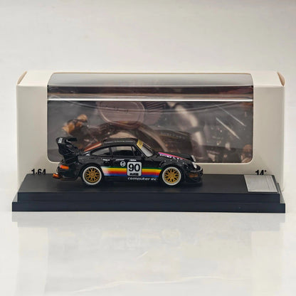 SW 1:64 911 993 Apple #90 #89 Racing Sports Model Alloy Model Car