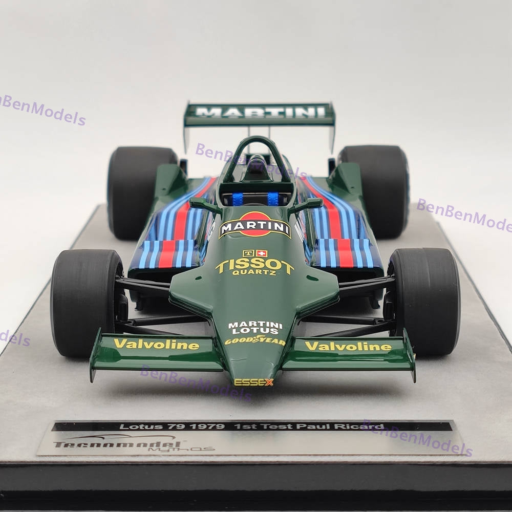 1/18 Tecnomodel Lotus 79 1979 1st Test Paul Ricard Nigel Mansell Mythos Series