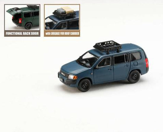 1/64 Hobby Japan Toyota PROBOX CUSTOMIZED VER Matte Blue HJ643062BL Models Car