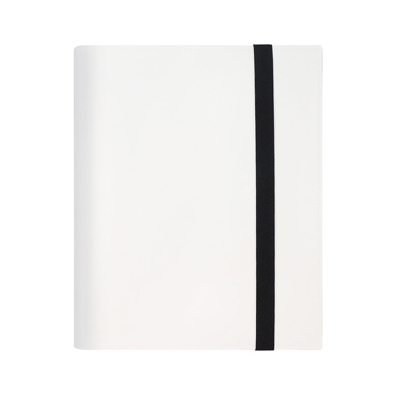 4 Pocket PP TCG CCG Card Binder with Elastic Strap Trading Card Storage Album