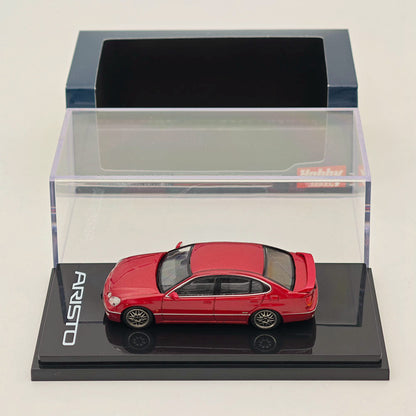 Hobby Japan 1/64 TOYOTA ARISTO V300 VERTEX EDITION Customized Red HJ641030CR Diecast Models Car Collection Auto Toys Gift In Stock - US
