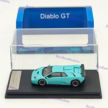1:64 SH Blue Diablo GT 1998 Racing Sports Model Diecast Models Car Limited
