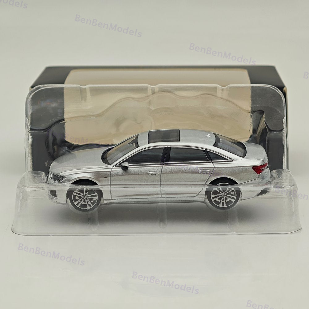 1/64 VAV Audi A6L Diecast Toys Car Models Collection Gifts Silver/Black/White