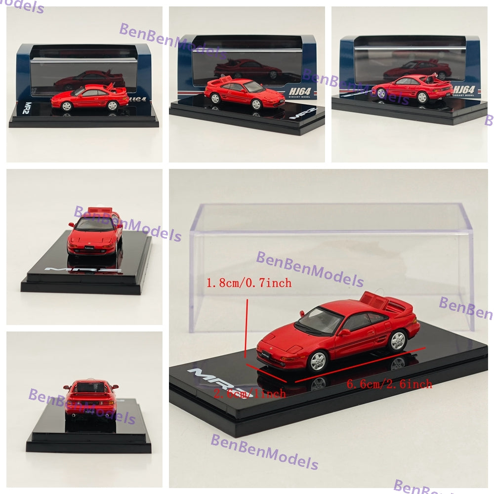 1/64 Hobby Japan Toyota MR2 (SW20)GT-S 1991 Diecast Model Car Limited Collection